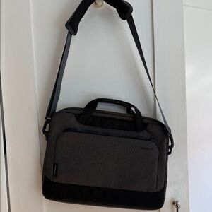 Targus Black and Gray Laptop Bag for Men